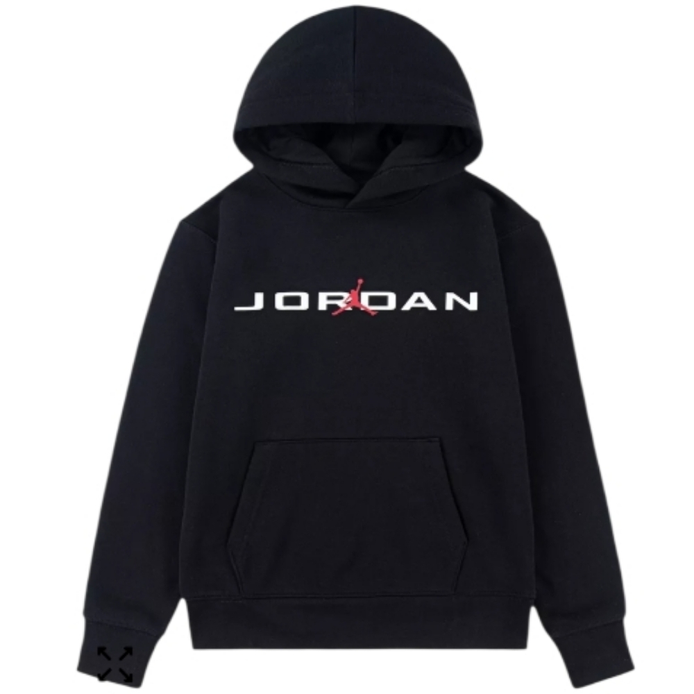 Jordan Boys Baseline Pull On Long Sleeve Hoodie Size Large NWT